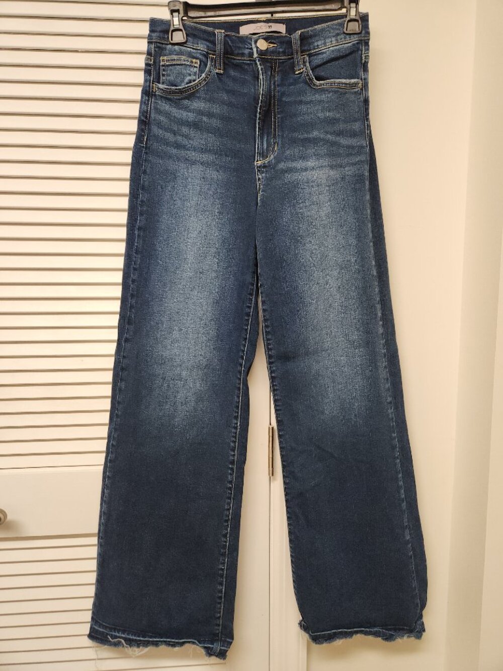 JOES Jeans Women Size 26 Pants Wide Leg Dark Wash Stretch High Rise